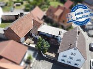 DIETZ: Einfamilienhaus mit Nebengebäude Scheunen und überdachten Flächen INKLUSIVE BAUGRUNDSTÜCK! - Schaafheim