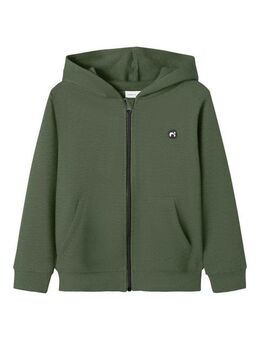 Name It Kapuzensweatjacke NKMVIMO LS SWEAT CARD BRU NOOS