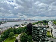 Möblierte 2-Zimmer-Wohnung mit Elbblick, Balkon & Tiefgarage - Hamburg