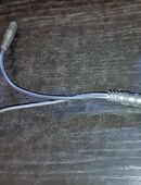 3,5mm Klinke Audio Y-Kabel - 4 pol. auf 3 pol. Headset Adapter in 27283