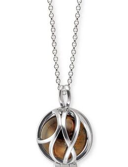 Engelsrufer Kette mit Anhänger Powerful Stone Tigerauge, ERN-HEALPARA-TE-XS (Set, inkl. Schmuckstein), mit Tigerauge