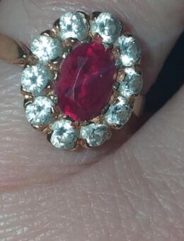 750 Gold Rubin Ring - Bünde