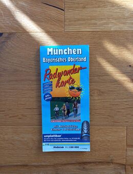 RADWANDERKARTE München/Bayerisches Oberland. Mit Ausflugszielen, Einkehr- & Freizeittipps - Rosenheim