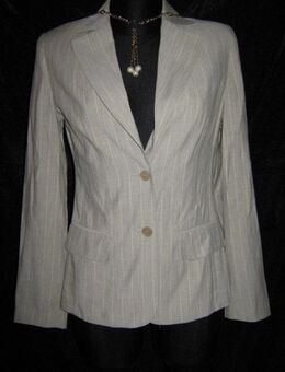 NEU * Edel * Business * Freizeit * Nadelstreifen * Kostüm * Anzug * Blazer "MNG * Mango" Gr. 36- 38/ S * cremè- beige * - Riedlingen