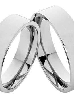 Edelstahlringe E244 ohne Stein mit Gravur - Aholming