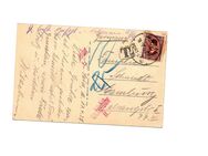 Port Said, Briefmarke, Ansichtskarte, Postkarte, Ägypten, 1928 - Erftstadt