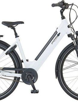 Prophete E-Bike Cityrad Geniesser 2.0, 7 Gang Shimano Nexus Schaltwerk, Nabenschaltung, Frontmotor, 360 Wh, (mit integr. Rahmenschloss), Pedelec, Elektrofahrrad für Damen u. Herren
