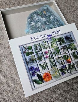 i11) 1x gelegtes Puzzle 1000 - Küchenkräuter - Innovakids Spiele - 11003532 - Garbsen