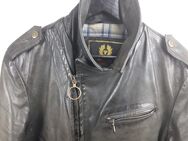 Belstaff Lederjacke Jacke Leder Made in Italy schwarz Größe L - Eppertshausen