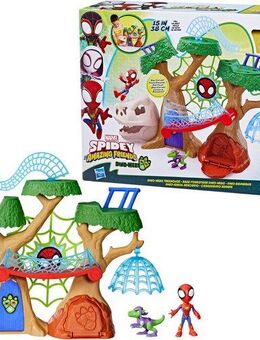 Hasbro Spielwelt Marvel Spidey und seine Super-Freunde Dino-Baumhaus, (Set), inklusive 2 Figuren