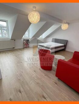 Möblierte, moderne 1-Raum Wohnung mit Fernblick, neuwertiger EBK und Badewanne! - Gera