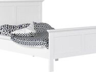 Home affaire Bett Paris Bettgestell, Doppelbett, mit Kassetten-Optik an Kopf- und Fußteil