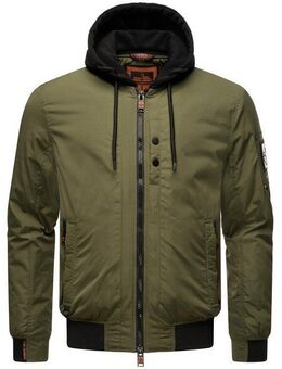 Stone Harbour Bomberjacke Hoobo Stylische Herren Fliegerjacke mit abnehmbarer Innenjacke