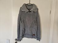 Lorr & Men Fashion Herren Strickpullover Pullover Grau Gr. L / XL - Borken (Hessen)