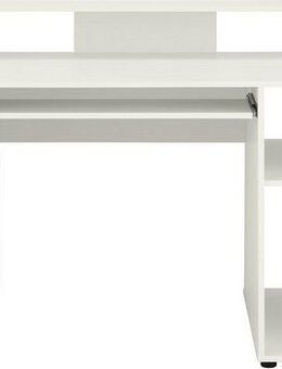 VOGL Möbelfabrik Schreibtisch Timra, Tastaturauszug, Aufsatz & Towerfach, Breite 160 cm, Made in Germany