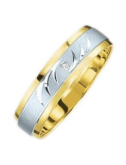 Firetti Trauring Schmuck Geschenk Gold 375 Hochzeit Ehering Trauring "LIEBE", Made in Germany, wahlweise mit oder ohne Brillant