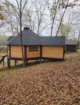 Grillkota KOTA Vereinshaus Eventhütte16.5m² Anbau 180cm Kiefer - Rietberg