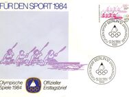 Berlin (W.): MiNr. 718, "Sporthilfe: Olympische Sommerspiele, Los Angeles", FDC - Brandenburg (Havel)