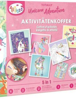 ARTISTA Kreativset Aktivitätenkoffer Einhorn 5in1