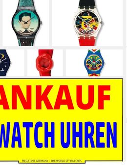 Ankauf von SWATCH Uhren, auch komplette Sammlungen. Modelle ab 1983 bis heute. - Düsseldorf