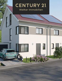 Energieeffizient, modern, schick - Ihr Doppelhaus von morgen. - Waghäusel