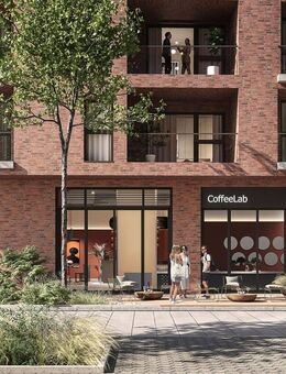 Attraktive 3-Zimmer-Neubauwohung mit Süd-Terrasse seitliche Wasserlage im Baufeld XIII - Kiel