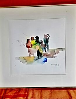 Aquarell-Bild des Künstlers Jürgen Wild (Unikat) - Wilhelmshaven