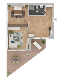 Neubau eines modernen Mehrfamilienhauses im Ostviertel von Göttingen - Göttingen