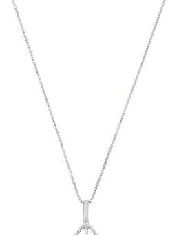 Amor Kette mit Anhänger Blume, mit Zirkonia (synth)