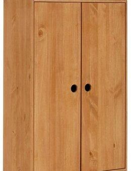 Lüttenhütt Kleiderschrank Alpi Kiefernholz, mit Einlegeböden und Kleiderstange, Höhe 180 cm