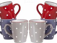 Ritzenhoff & Breker Becher DOTS, Steinzeug, 6-teilig