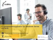 IT Systemadministrator für Windows Server (m/w/d) - München