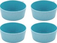 KOZIOL Kinderschale CONNECT BOWL, Kunststoff, (Set, 4-tlg), 100% recycelbar,100% made in Germany CO² neutral produziert, 400 ml