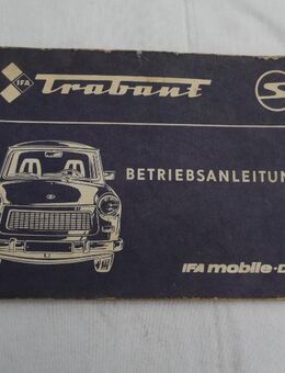 Trabant 601 originale Betriebsanleitung von 1985 - Kolkwitz