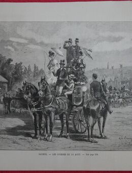 Beim Pferderennen , Pferde - Görlitz