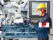 Automotive Systems Engineer (m/w/d) - Ingolstadt