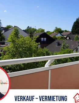 Südbalkon mit Ausblick plus 3-Zimmer-Wohnung zum Renovieren in Leverkusen-Lützenkirchen! - Leverkusen