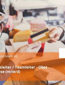 Abteilungsleiter / Teamleiter - Obst und Gemüse (m/w/d) - Schorndorf (Baden-Württemberg)