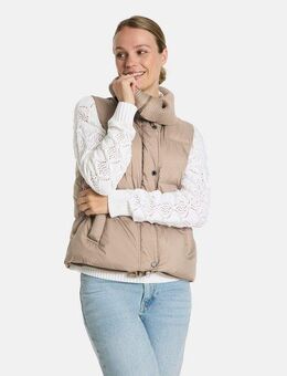 Lieblingsstück Steppweste BatonL mit Strick-Details