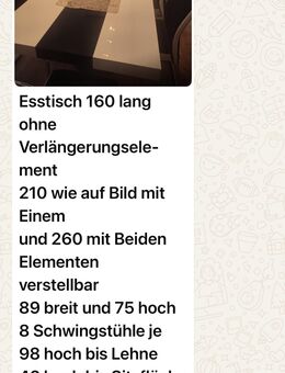 Großer Esstisch mit 8 Stühlen - Illingen (Baden-Württemberg)