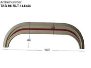 Tabbert Wohnwagen Radlauf ca 144 x 44 gebraucht (Tandem/Doppelachser) zB 680 Radlaufblende / Radlaufverkleidung - Schotten Zentrum