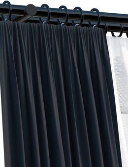 indeko Gardinenstange Linz, 2-läufig, Wunschmaßlänge, mit Bohren, verschraubt, Stahl, Komplett-Set inkl. Montagematerial