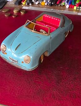 Modellauto Porsche Diestler von Schuco aus Blech von 1956 - Celle