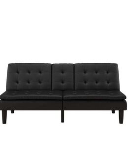 Dorel Home Schlafsofa MAINE, Kinosofa mit Relax- und Bettfunktion, 2 Getränkehalter, Liegefläche 190 x 110 cm, Webstoff und Kunstleder