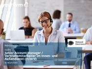 Junior Account Manager / Vertriebsmitarbeiter im Innen- und Außendienst (m/w/d) - München