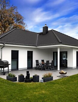 Bungalow inkl. überdachter Sonnenterasse - Massivbauweise! - Scharfbillig