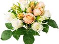 Kunstblumenstrauß Rosenbouquet Bouquet, Creativ green, Höhe 29 cm in 00000