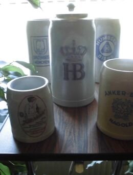 Bierkrug Hofbräuhaus Zinndeckel Alt - Bottrop