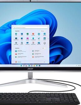 Acer Aspire C24-1650 All-in-One PC (23,8 Zoll, Intel Core i5 1135G7, Iris Xe Graphics, 8 GB RAM, 512 GB SSD, Luftkühlung)