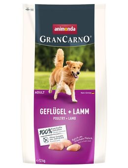 animonda GranCarno Adult Geflügel + Lamm - Sparpaket: 2 x 12 kg